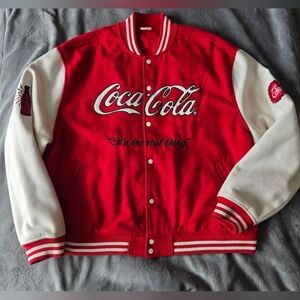 Coca-Cola By PacSun Varsity Bomber Jacket | Size XL | EUC